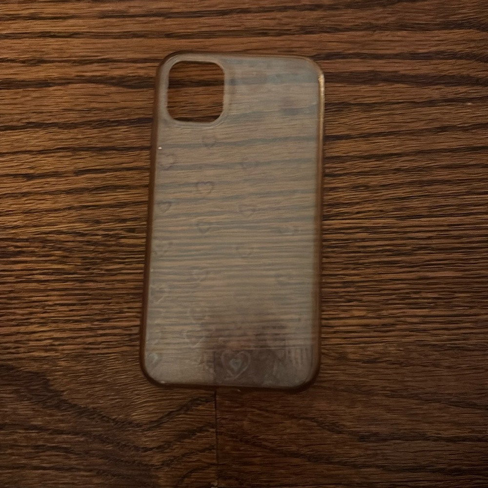 holographic heart phone case